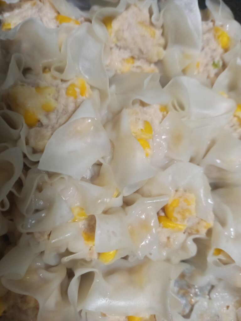 とうもろこしのプチプチ食感が生きる焼売