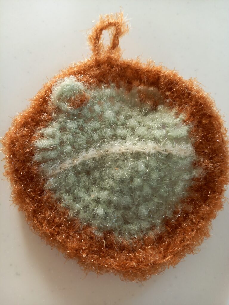 使い古した「たわし」(比較)