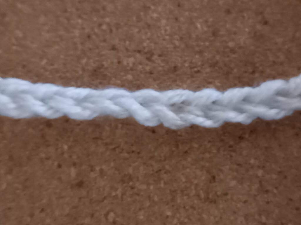 ツリーのたわしの工程（スタート部分）