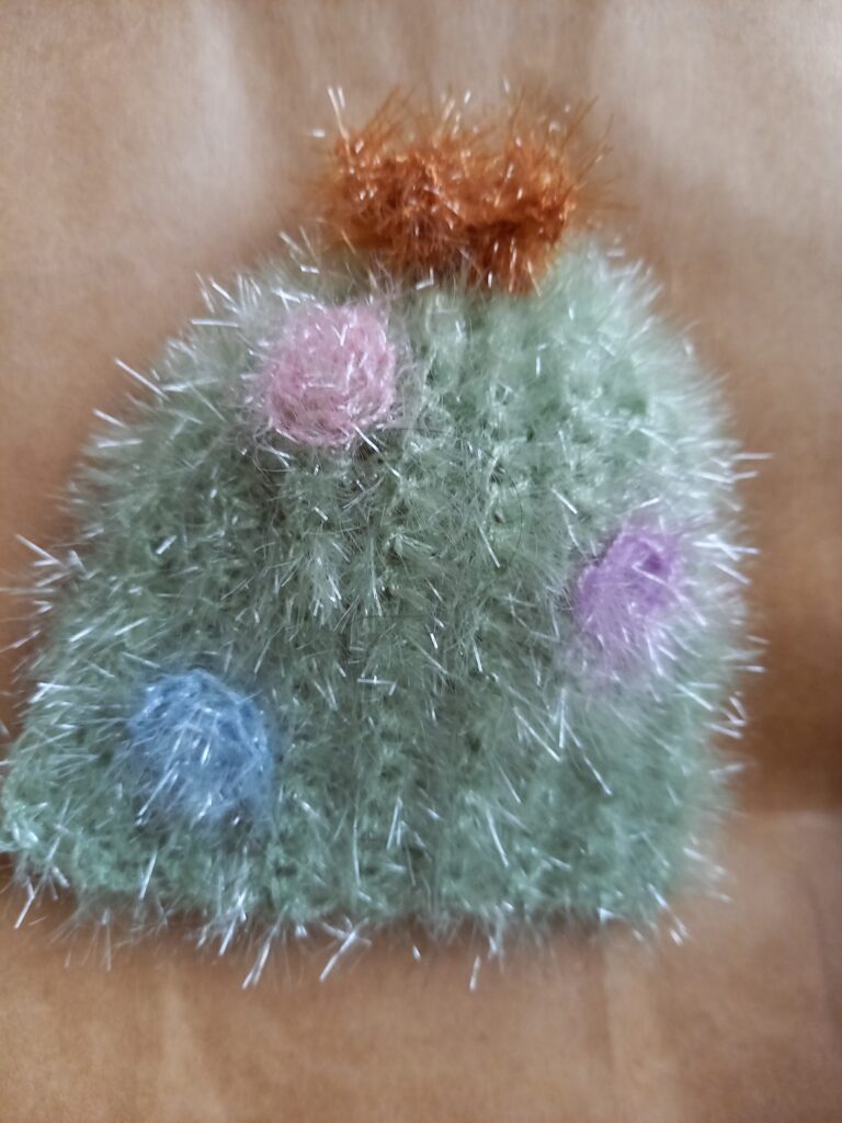 完成品(ツリーの上部を絞る)