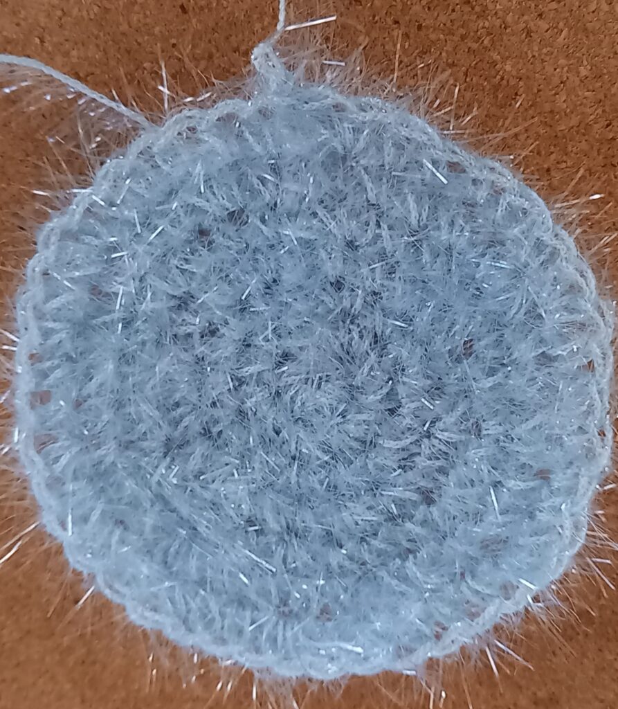 ぞうのたわし(円の最後の工程)