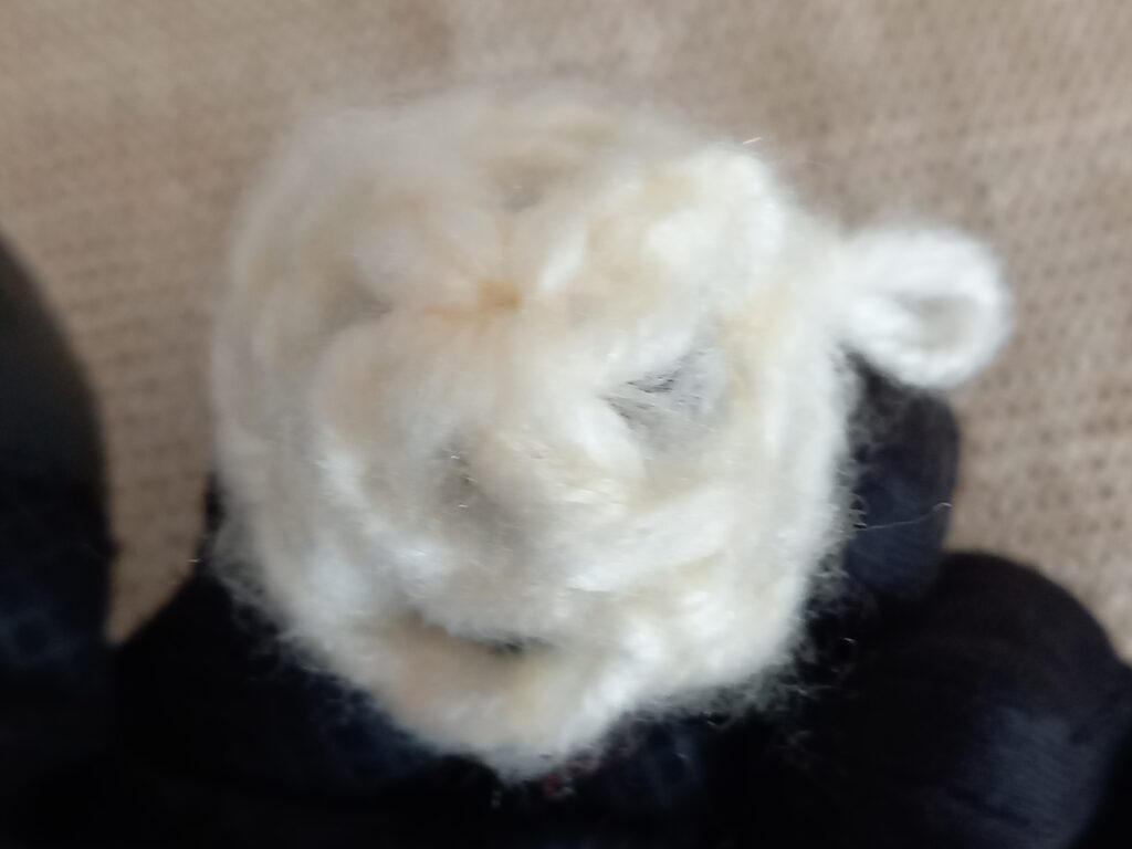 雪編み方工程(2段目)