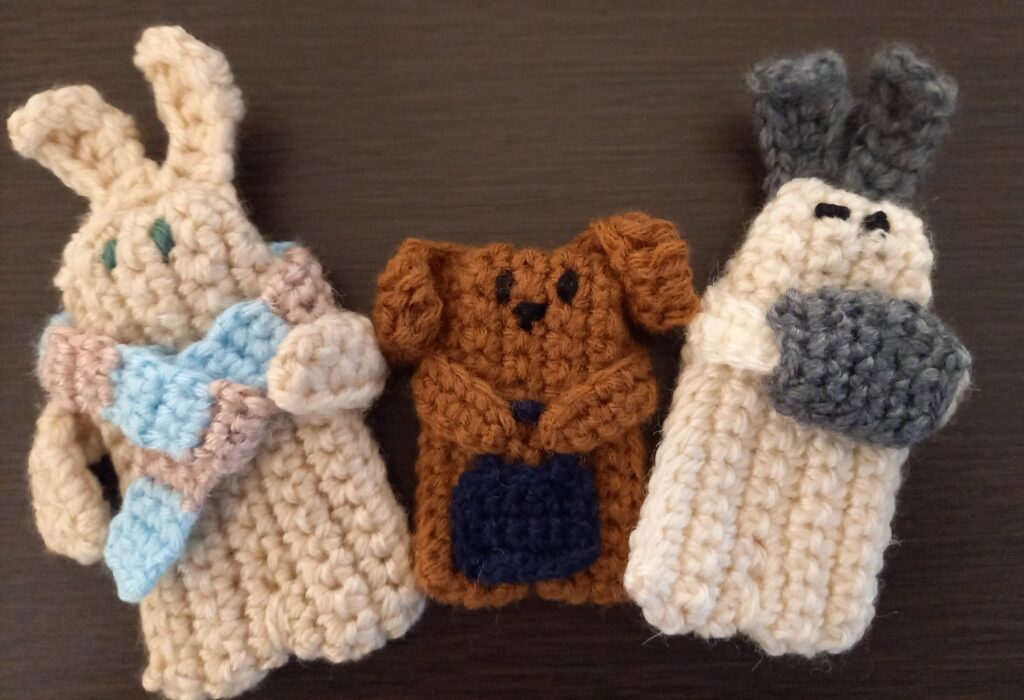 手編みのマスコット（完成品）