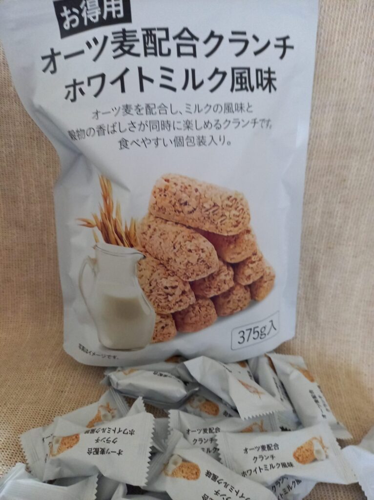 オーツ麦クランチの商品の紹介(ホワイトミルク風味)